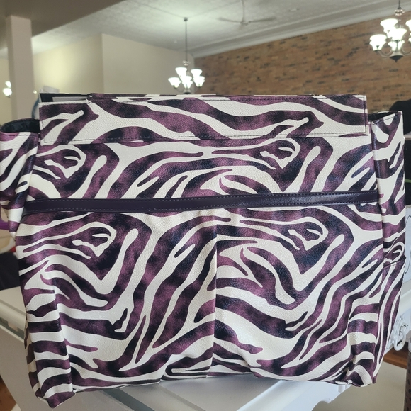 Miche Prima Shell Jocelynne Purple White Zebra - Picture 5 of 7